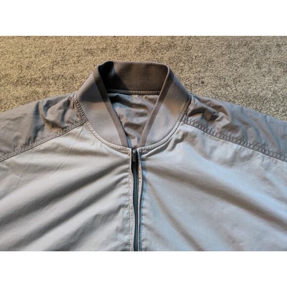 Vintage Members Only Men's Reversible Bomber Jacket Gray - XL, MADE IN THAILAND - Picture 9 of 16